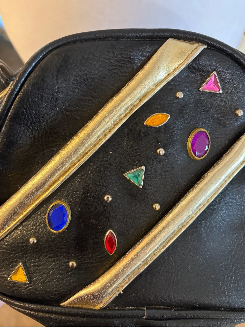 Vintage 90s Crossbody Gem Purse - Picture 8 of 8